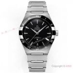 AAA Swiss Omega Constellation New 41mm V+ Factory 8900 Full Steel Black Dial Watch